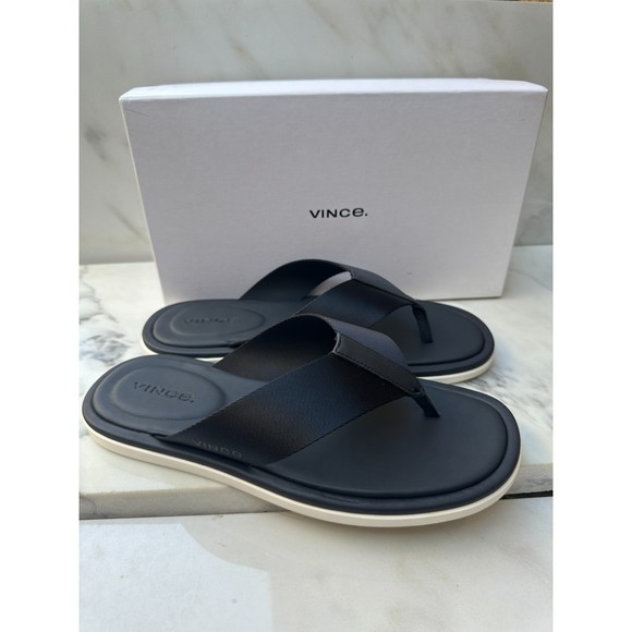 $150 NIB Vince Men\'s Dean-2 Flip-Flop Sandal, Coastal main image 4